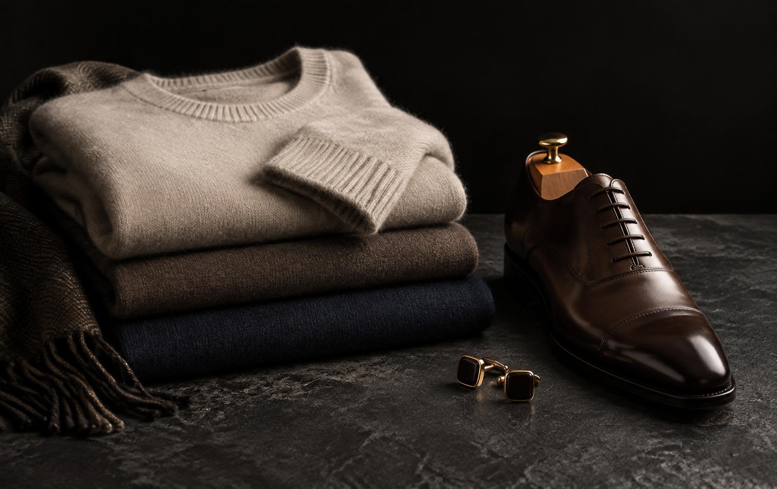 Editorial menswear portrait
